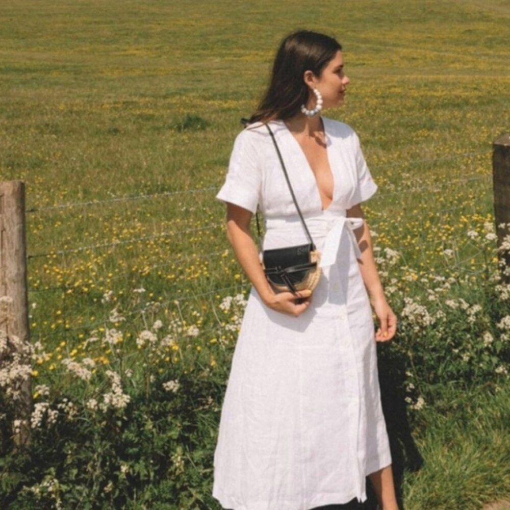 Equipment Nauman Linen Dress Size 0 NWT